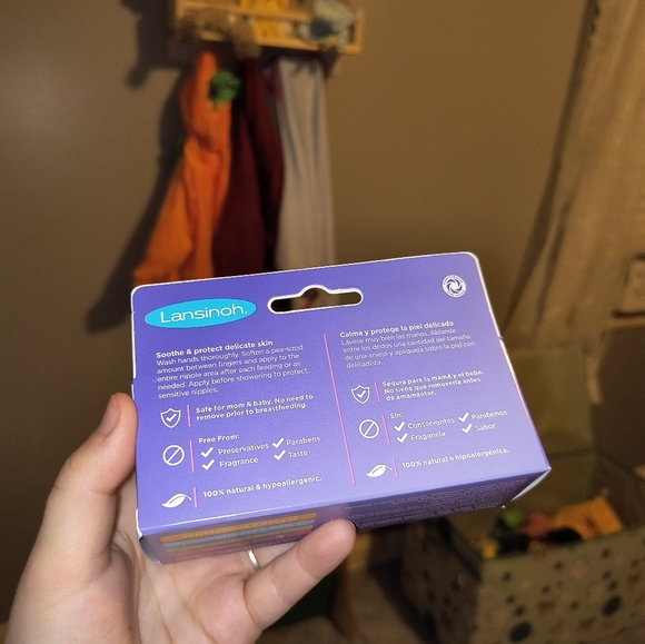 Lansinoh Lanolin Nipple Cream for Breastfeeding Mom Safe for Baby, Relief for Ma - Picture 2 of 3